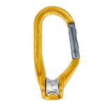 Mosquetón con polea ROLLCLIP simple