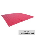 Cubierta de suelo para estanques de agua